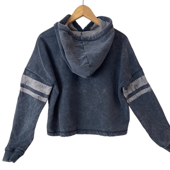 Roxy Free in The Sea Oversized Pullover Sweatshirt in Blue Women’s Size Small - Picture 2 of 12